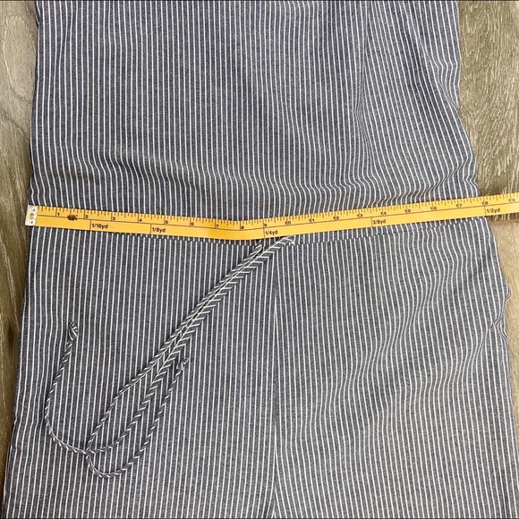 NWT Drew Jumpsuit Chambray and White Striped Sz M - Picture 8 of 11